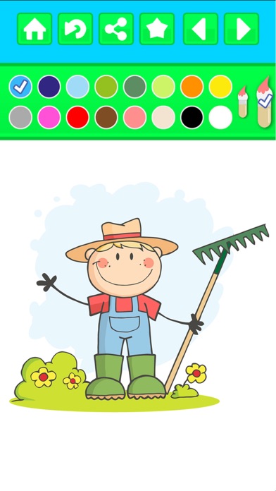 How to cancel & delete Farm Animals Peekaboo Coloring Book - Free Kids Printable Pages from iphone & ipad 2