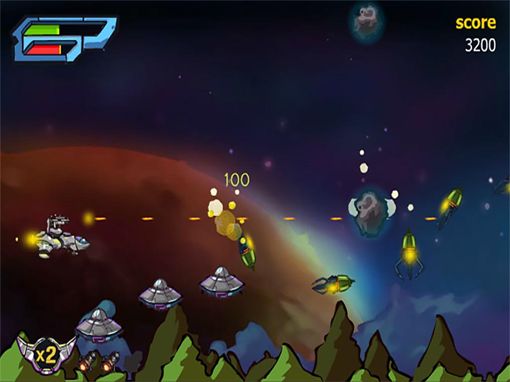 X-Fight Gunship － Galaxy Battle Shooting Simulation Game