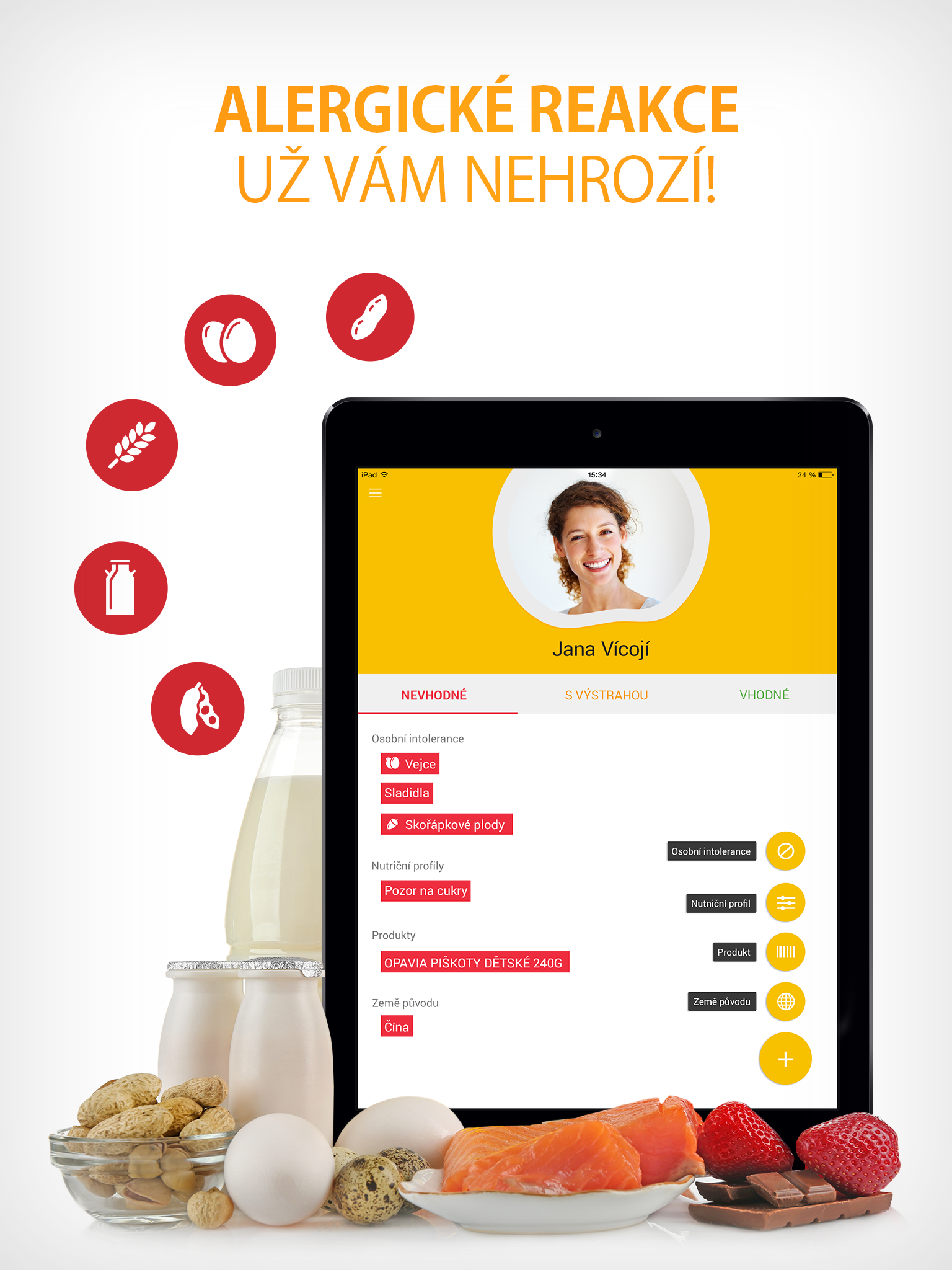 Tasty - Chytrý nákupní seznam a skener potravin
