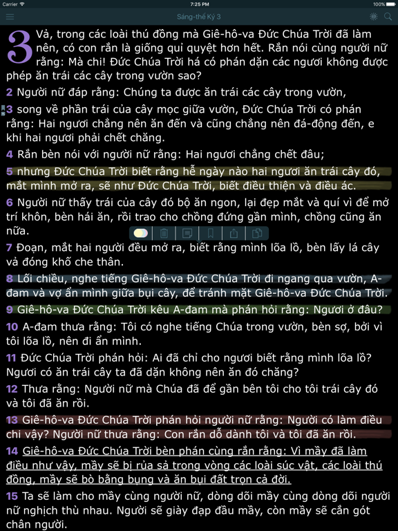 Screenshot #5 pour Kinh Thánh (Vietnamese Holy Bible Offline Version)