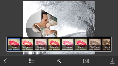 Screenshot #2 pour 3D Snowfall Photo Frame - Amazing Picture Frames & Photo Editor
