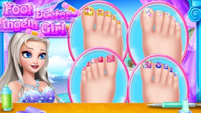 Screenshot #1 pour Pied Docteur - Angela Princesse -Fille Nail
