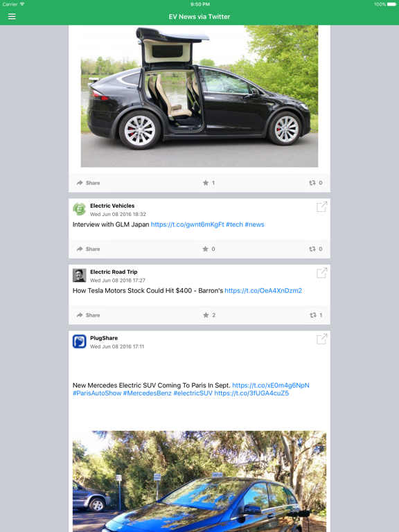 Screenshot #6 pour Electric Car News & Vehicles Rumors