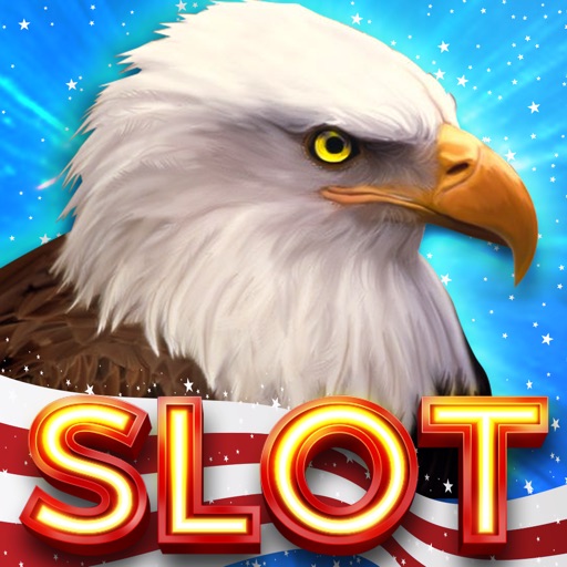 Wild American Liberty Eagle Casino 777 Slots Machine Icon