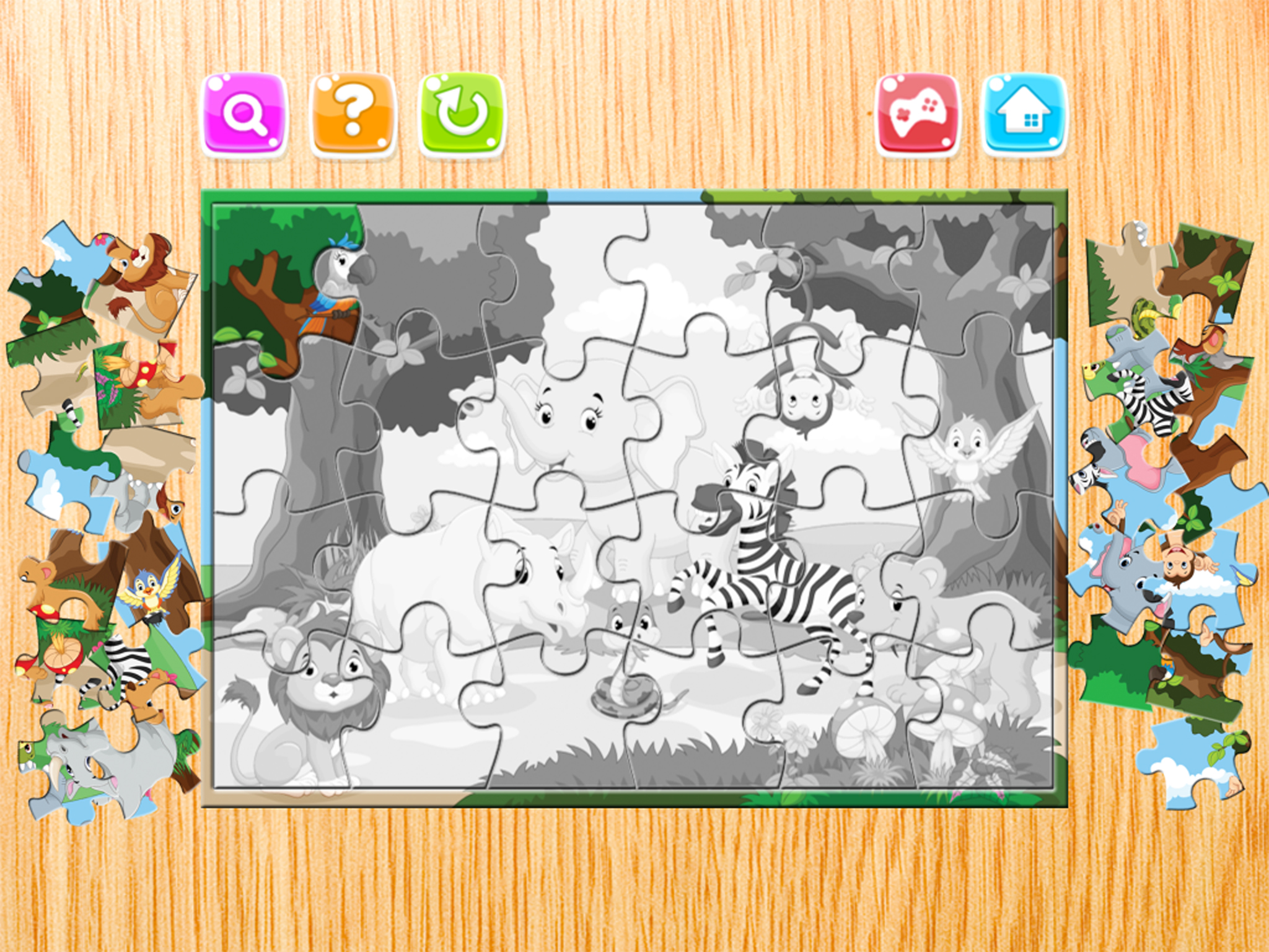 Animals Puzzle Games Free Jigsaw Puzzles for Kids screenshot 9