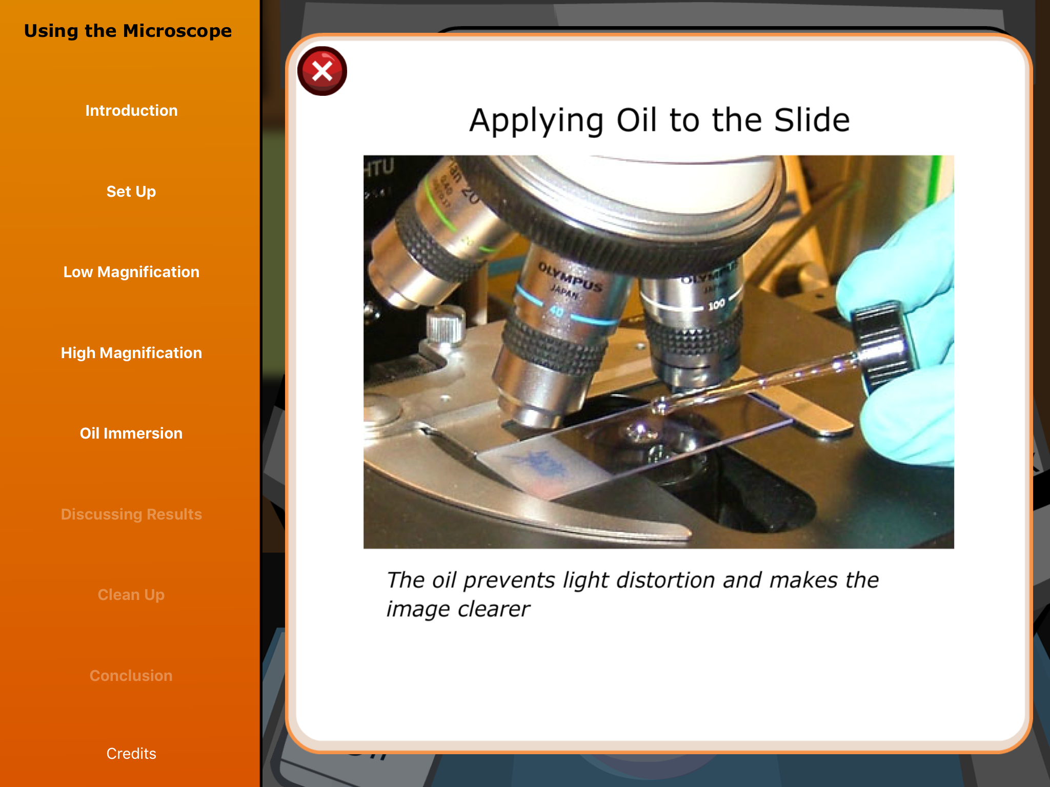 Virtual Labs: Using a Microscope screenshot 5