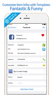 password manager finger print lock for iphone safe iphone screenshot 2