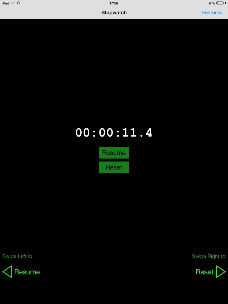 Hands-free Stopwatch: use hand gestures to control timer for swimming and kitchen