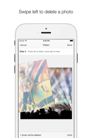 Cleanr for Camera Roll - Fastest way to delete unwanted photos quickly and easily to free up space screenshot 2
