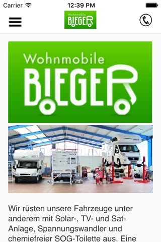 Wohnmobile Bieger screenshot 2