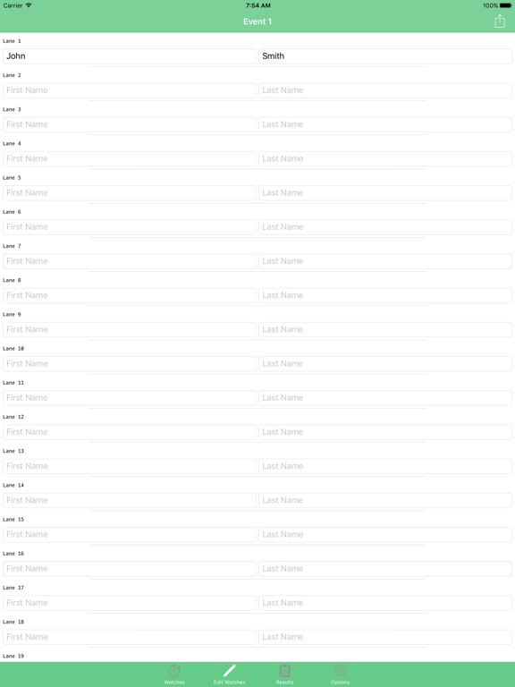 Team Split - The Ultimate Team Timer iPad screenshot 5 - Sports app