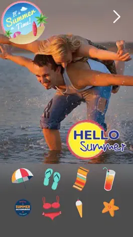 Game screenshot I love summer - stickers for photo mod apk