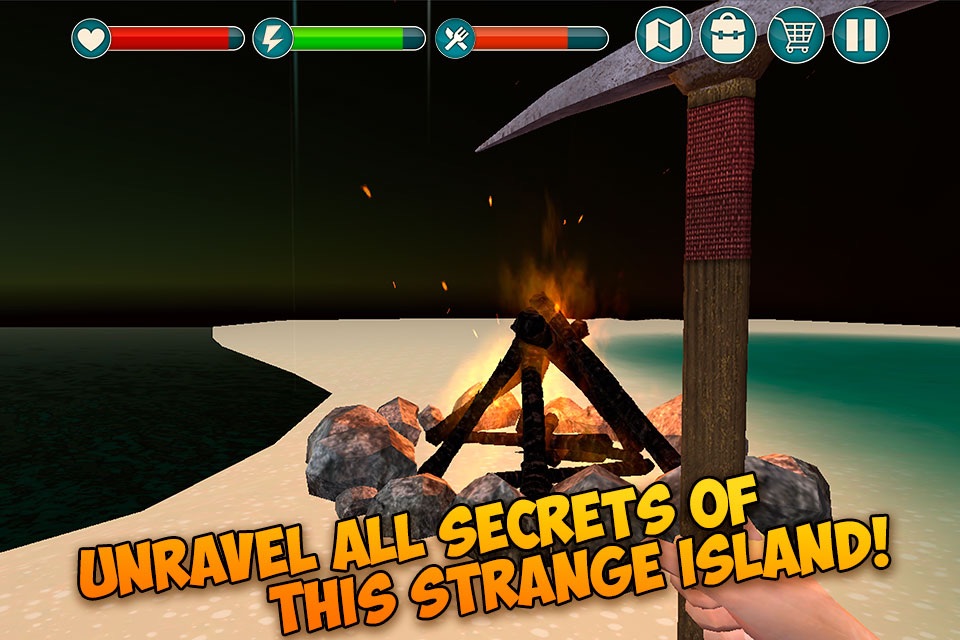 Pixel Tropical Island Survival 3D screenshot 4