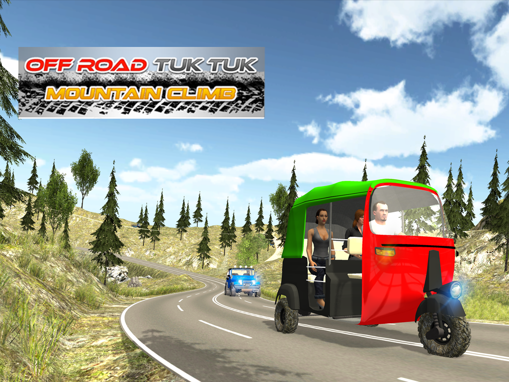 Offroad Tuk Tuk Mountain Climb screenshot 6