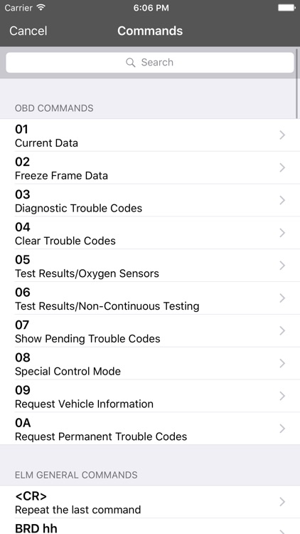 OBD Terminal for ELM 327 Wifi adapters