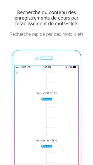 Screenshot #2 pour VONO pour enregistrements et notes de cours