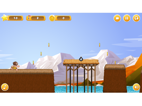 Caveman Run and Jump - Endless Running And Jumping iPad screenshot