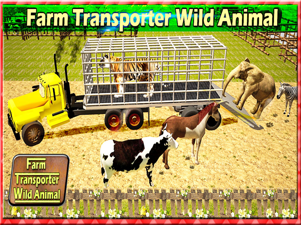 Zoo Transporter Fun 2016 – Jungle animals Vs Farm Animal Mayhem