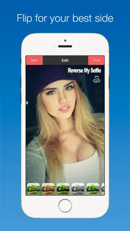 Game screenshot Reverse My Selfie : horizontal reverse your front facing camera photos hack