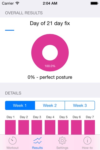 Perfect Posture Workout Lite screenshot 4