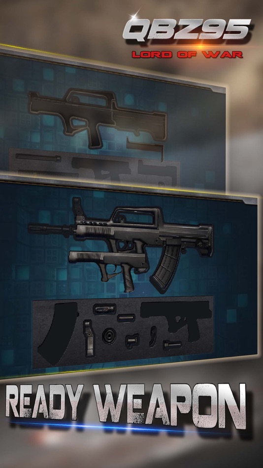 #2. QBZ-95: Automatic Rifle, Simulator, Trivia Shooting Game - Lord of War (iOS) بواسطة: 震宇 张