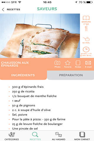 Veggie par Saveurs, plus de 700 recettes végétariennes pour se faire plaisir screenshot 4