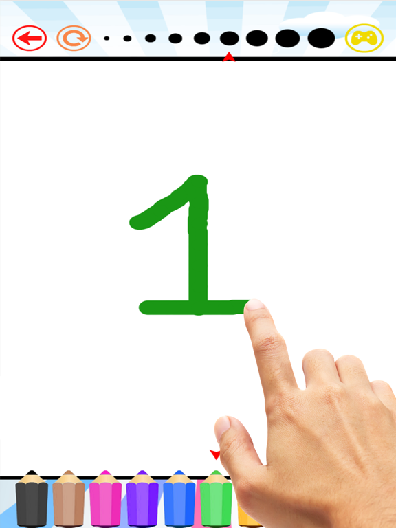 letter abc & 123 for kids : learn to write letters and numbers iPad screenshot
