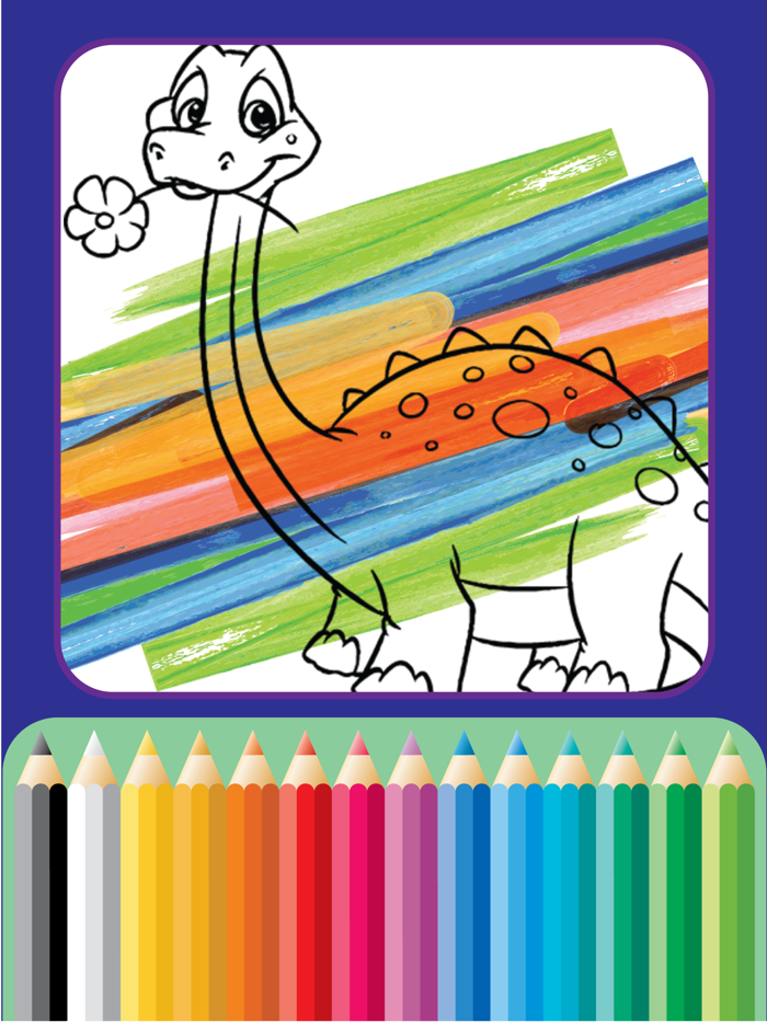Dinosaurs Village coloring page for boys Edition
