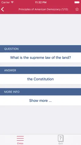 Game screenshot U.S. Civics Master apk