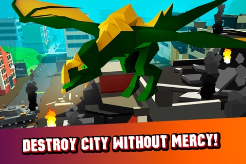 Pixel Dragon City Rampage 3D Full screenshot 4