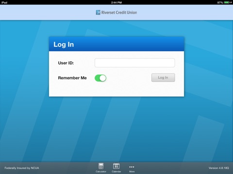 Riverset Credit Union for iPad screenshot 2