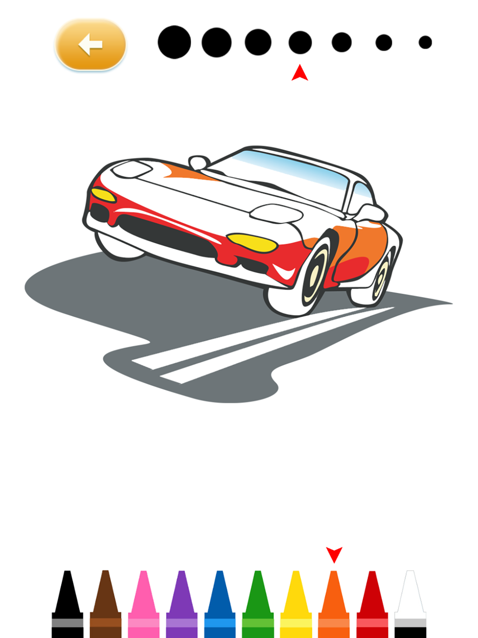 Cars Coloring Pages Printable Free For Girls And Boys screenshot 5