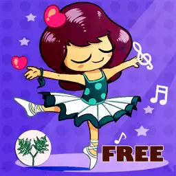 Ballet Dancer Ballerina- Princesses Game for Kids and Girls with Classical Music app icon