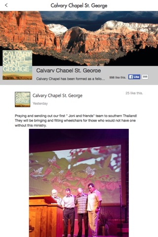 Calvary Chapel St. George screenshot 2