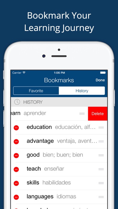 Spanish English Dictionary Appのおすすめ画像5