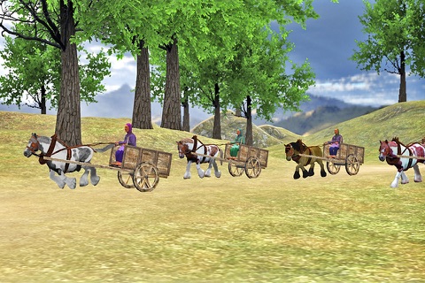 Go Cart Horse Racing Free screenshot 2