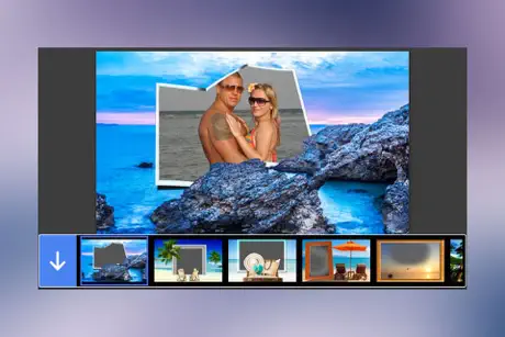 Beach Photo Frame - Free Pic and Photo Filter