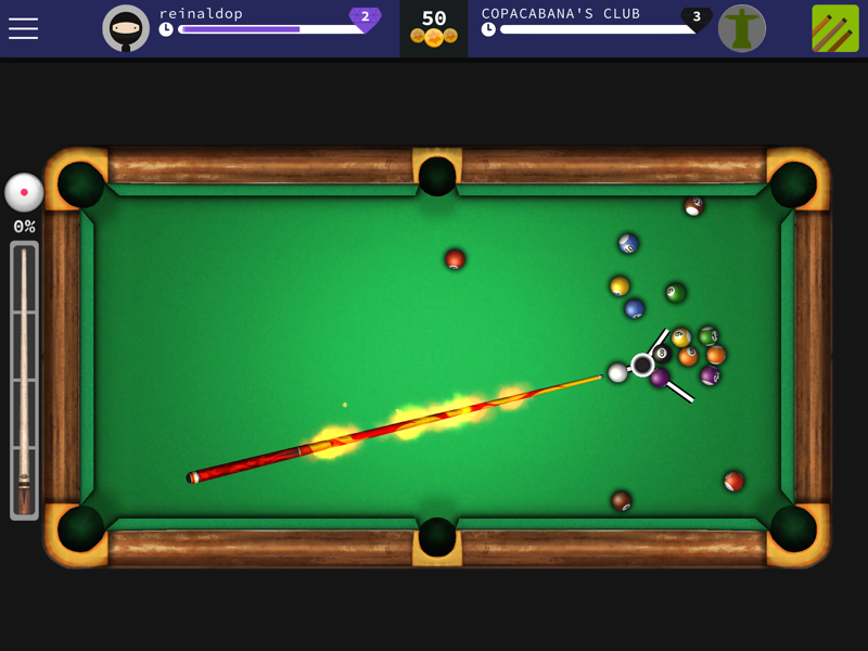 Pool Ninja - 8 ball billiards official gameplay screenshot 1