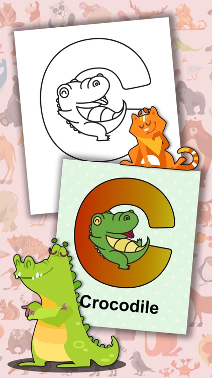 ABC learning English (alphabet painting educational game of animals) - Premium screenshot-3