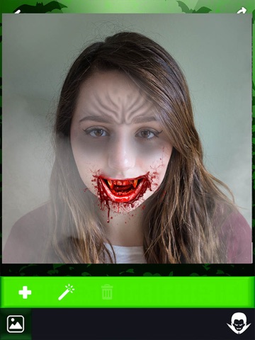 Vampire Photo Editor – Vampirize Yourself with Scary Face Changer Montage Maker & Horror Stickers iPad screenshot