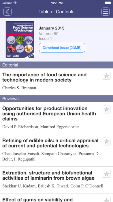 How to cancel & delete International Journal of Food Science and Technology from iphone & ipad 1