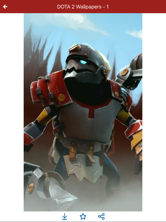 Wallpapers for DOTA 2 Fans iPad screenshot 5 - Entertainment app
