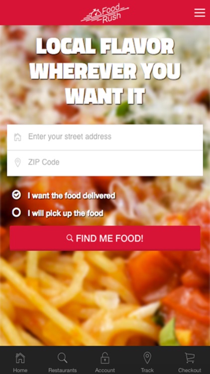 FoodRush Restaurant Delivery Service