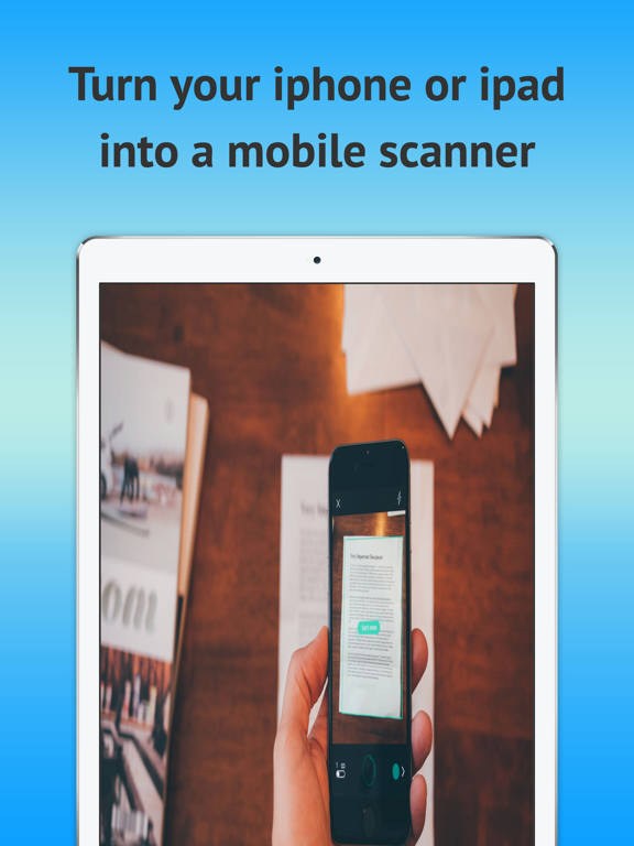 OCR PDF Scanner-Free iPad screenshot