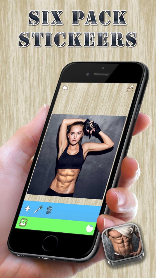 Six Pack Stickers - Fitness Photo Editor and Muscular Abs Camera for Perfect Gym Body - 1.0 - (iOS)