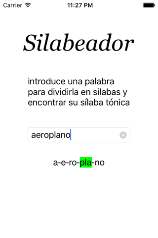 Silabeador screenshot 3