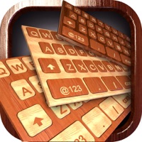 Clavier en Bois Thèmes - Claviers de Bois avec Meilleurs Fond et les Polices des Caractères pour PC