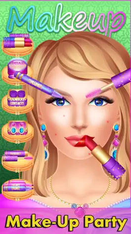 Game screenshot Celebrity Fashion Makeover Salon - Spa Kids Games hack