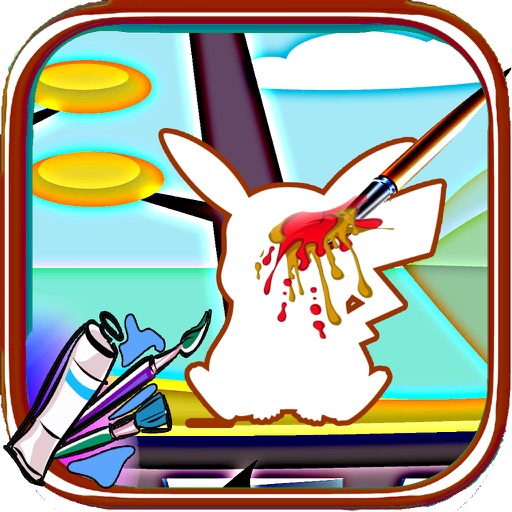 Cartoon Book Pikachu Paint Edition iOS App