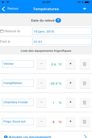 traqfood HACCP/Traçabilité/T°C screenshot 3